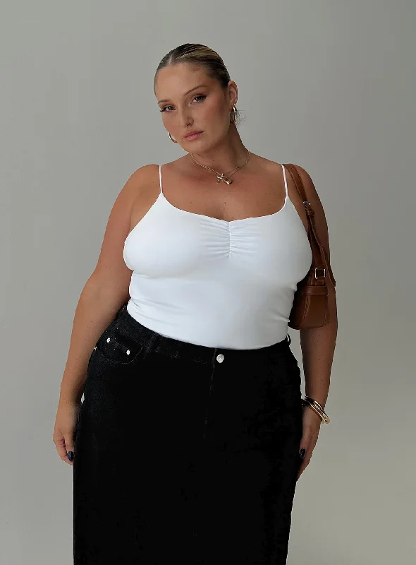 Neon Bodysuits to Stand Out at PartiesBekks Bodysuit White Curve