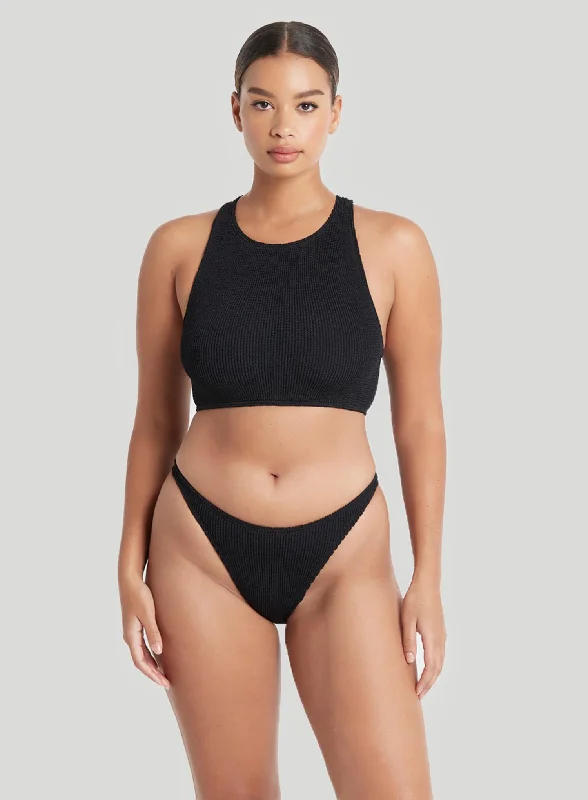 Tie - side bikini bottoms for an adjustable and stylish fitBond Eye: Scene Brief Black Eco Tie - side bikini bottoms for an adjustable and stylish fitBond Eye: Scene Brief Black Eco