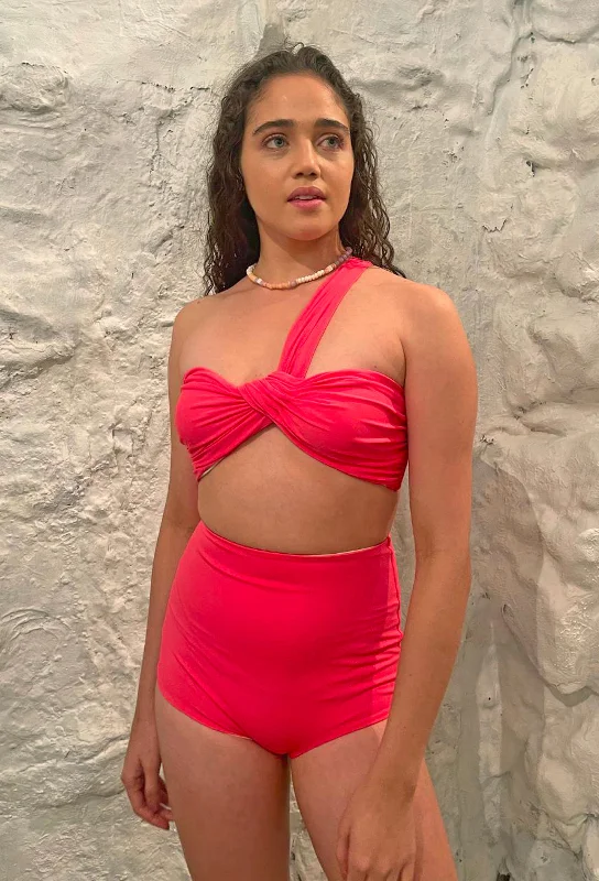 Swim sets with a mesh - back design for a breathable and sexy lookBubblegum Sandcastle Swim Set Swim sets with a mesh - back design for a breathable and sexy lookBubblegum Sandcastle Swim Set