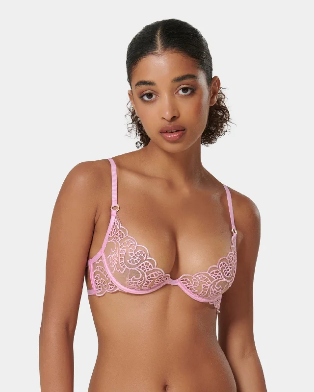 Thermal Bodysuits for Extra Warmth in WinterCecily Wired Bra Pirouette Pink