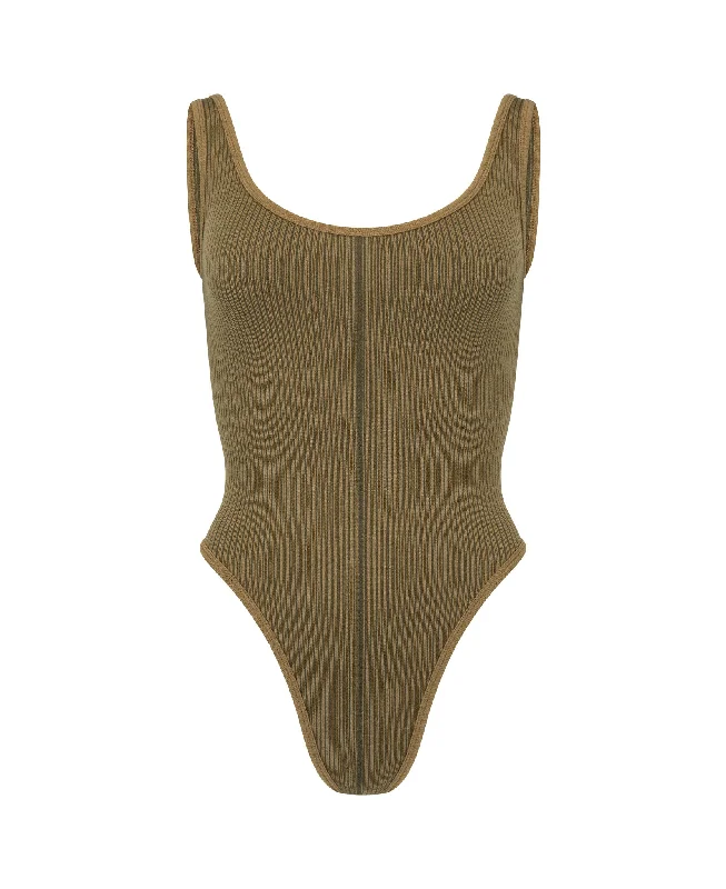 Seamless Bodysuits for a Smooth Underwear LookCLASSIC WOOL BODYSUIT