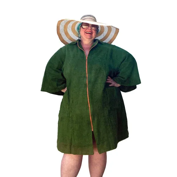 Plus size swimwear for beach vacationsPlus Size Cotton Terry Beach Dress