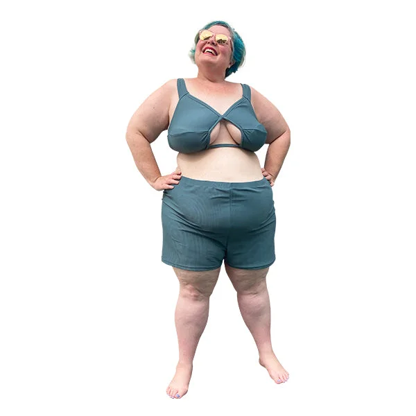 Plus size swimwear with slimming patternsEco Bikini