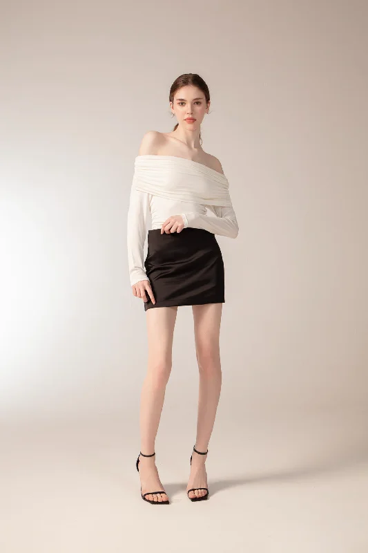 Crop Bodysuits to Pair with High - Waisted BottomsEMBER Body - White (Pre-order for 12/20 shipment)