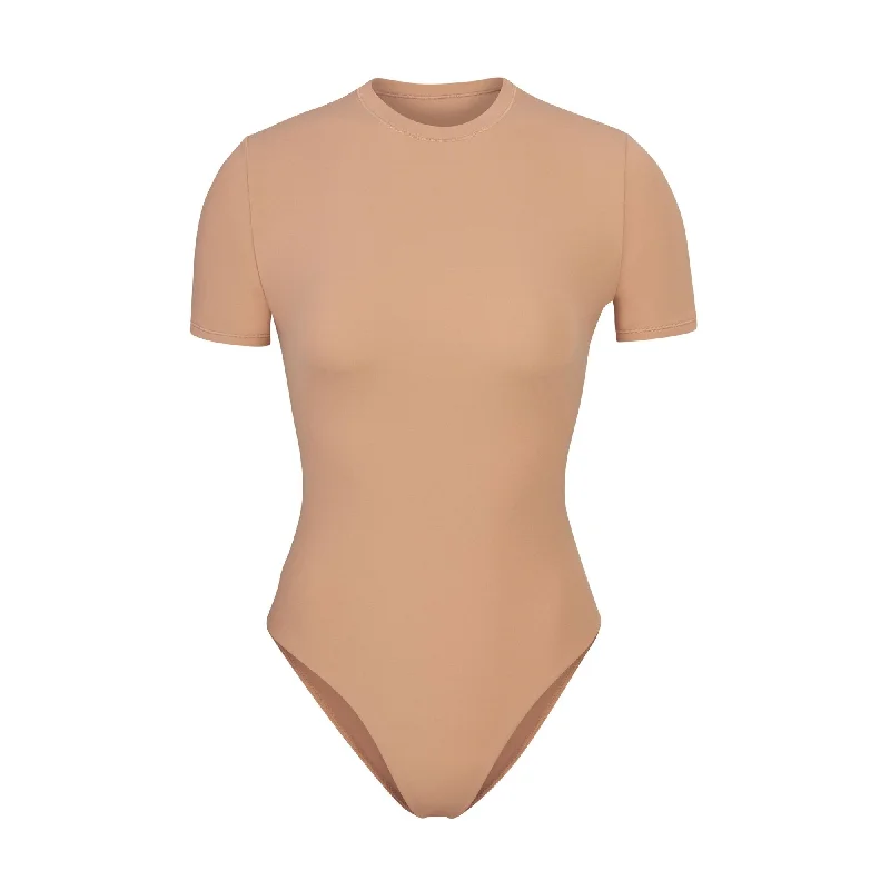 Maternity Bodysuits for Expecting Mothers' ComfortFITS EVERYBODY T-SHIRT BODYSUIT | OCHRE