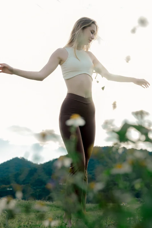 Compression Bodysuits for Post - Workout RecoveryFRAME Flare Pants - Mocha