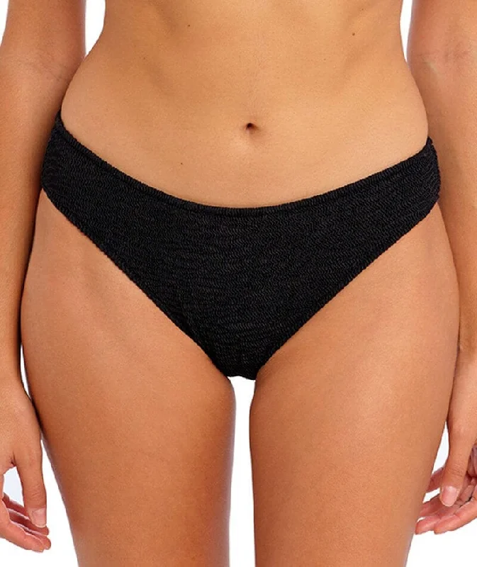 Striped bikini with a classic pattern for a timeless beach aestheticFreya Swim Ibiza Waves High Leg Bikini Brief - Black