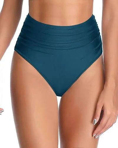 Neon - colored bikini to stand out on the beachFull Coverage Retro Tummy Control Bikini Bottom Neon - colored bikini to stand out on the beachFull Coverage Retro Tummy Control Bikini Bottom