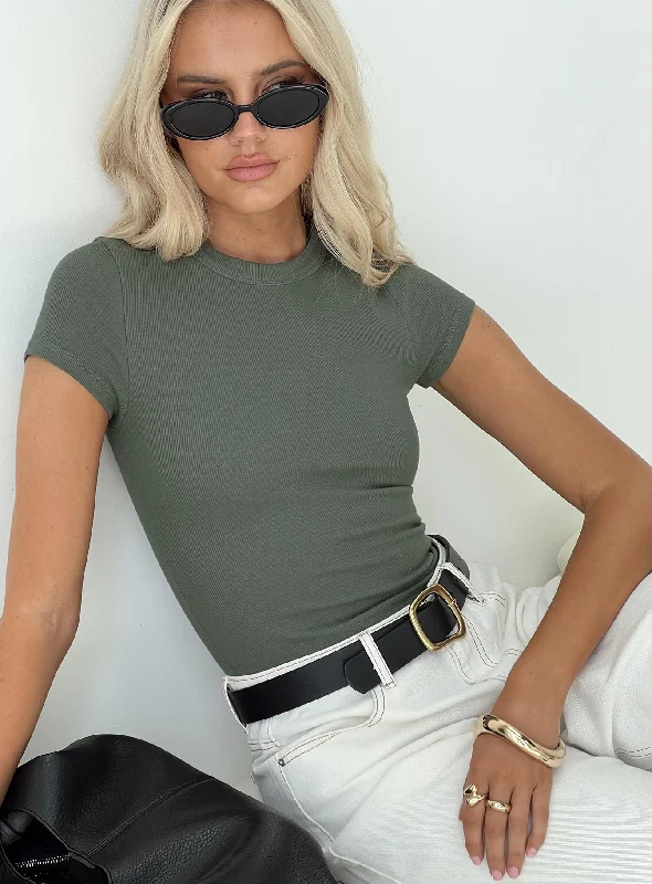 Mesh Bodysuits for a Bold and Edgy Fashion StatementHarlea Bodysuit Olive