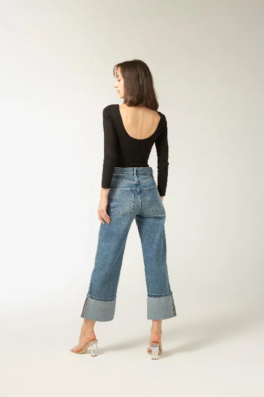 High - Neck Bodysuits for a Modest and Sophisticated LookHAYE Body - Black