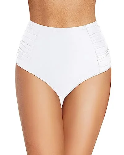 Push - up bikini top to enhance the bust for a confident beach appearanceHigh Waisted Full Coverage Bikini Bottoms Push - up bikini top to enhance the bust for a confident beach appearanceHigh Waisted Full Coverage Bikini Bottoms