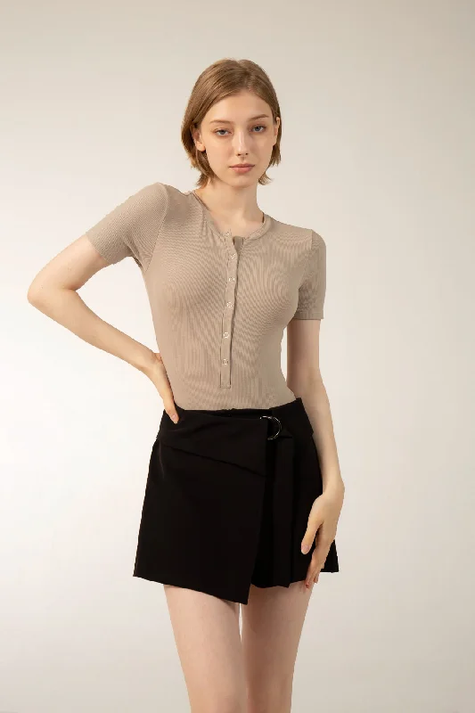 Sleeveless Bodysuits for a Cool and Casual Summer LookKAT Body - Tan