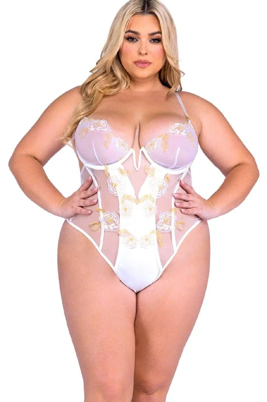 Organic Cotton Bodysuits for an Eco - Friendly and Comfortable OptionBridal Teddy Plus Size Organic Cotton Bodysuits for an Eco - Friendly and Comfortable OptionBridal Teddy Plus Size