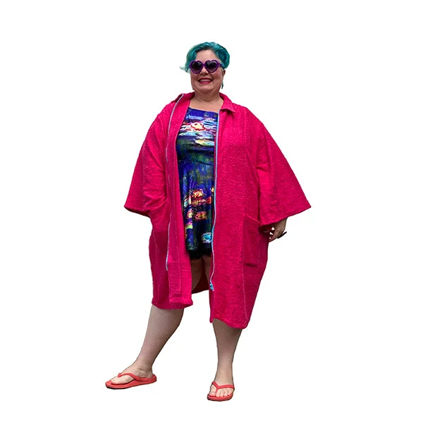 Plus size swimsuits for tropical getawaysNew release Pink Cotton Terry Beach Robe Plus Size Plus size swimsuits for tropical getawaysNew release Pink Cotton Terry Beach Robe Plus Size