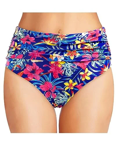 Plus - size bikini with full - coverage options for comfort and confidenceRuched High Waist Tummy Control Bikini Bottom Plus - size bikini with full - coverage options for comfort and confidenceRuched High Waist Tummy Control Bikini Bottom