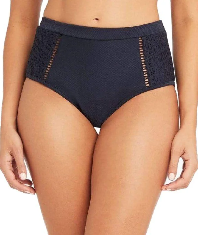 Tie - side bikini bottoms for an adjustable and stylish fitSea Level Amazing Lace High Waist Brief - Night Sky Tie - side bikini bottoms for an adjustable and stylish fitSea Level Amazing Lace High Waist Brief - Night Sky