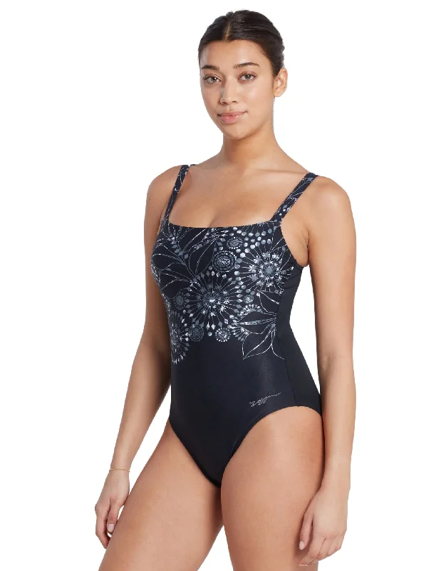 Plus size convertible swimsuits for versatile stylingStellar Adjustable Classicback Swimsuit - Black/White Plus size convertible swimsuits for versatile stylingStellar Adjustable Classicback Swimsuit - Black/White