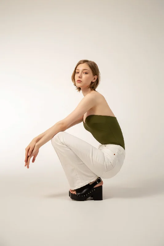 Sleeveless Bodysuits for a Cool and Casual Summer LookZOE Body - Olive